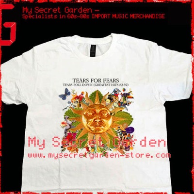 Tears For Fears - Tears Roll Down (Greatest Hits 82-92) T Shirt 